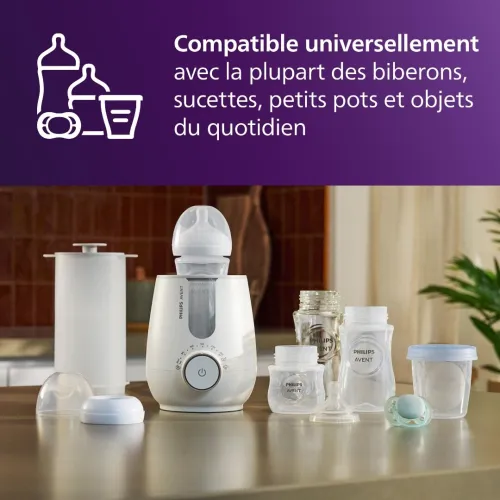 Chauffe Biberon Rapide & Stérilisateur 2 en 1 PHILIPS AVENT