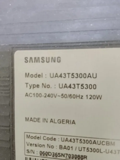 TV Samsung Smart Tizen UA43T5300
