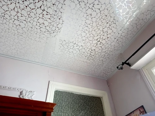 Installation plafond et revêtement en pvc