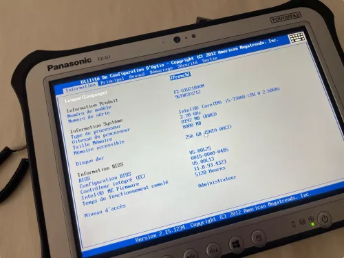Panasonic Toughbook FZ-G1 MK5 10,1Pouces 