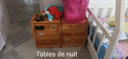 Lot de 3 armoires