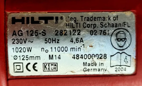 Meulouse HILTI 1020W