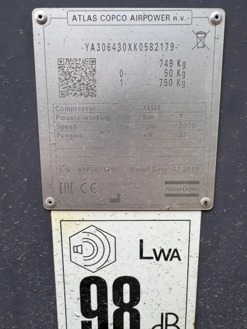 Compresseur Atlas, Copco