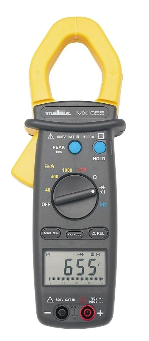 "METRIX MX-0655-Z" Pince multimètre 1000 A AC/DC 40mm