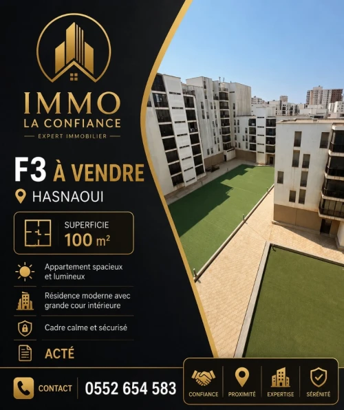 Vente Appartement F3 Oran Bir el djir