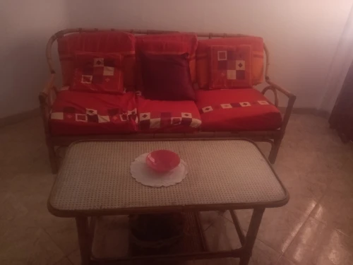 Vente salon en osier