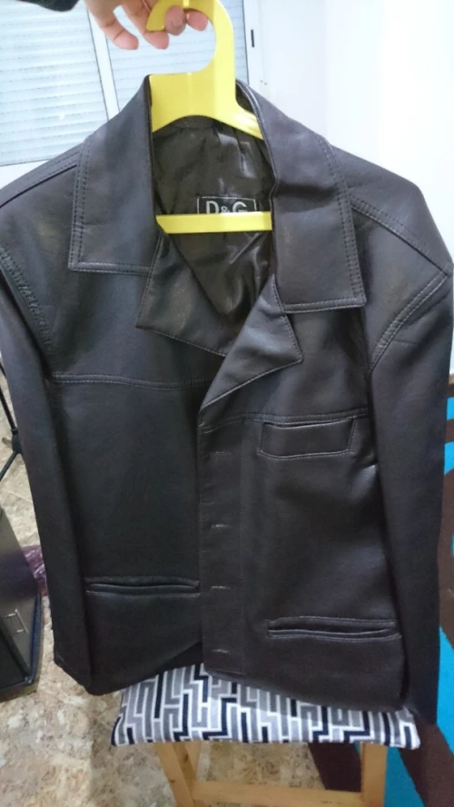 Veste D&G en cuir véritable