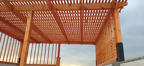 تركيب القرميد Charpent en bois