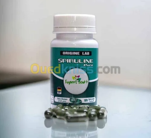 Spiruline poudre et gélules 100% naturel 