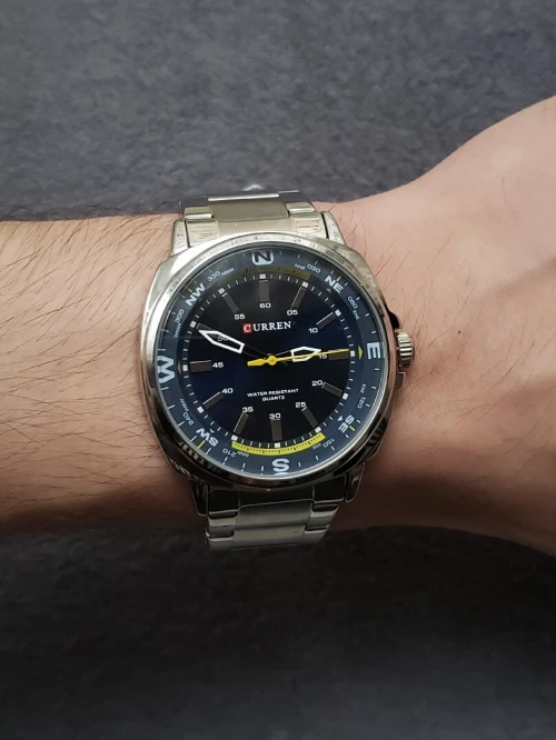 Montre homme CURREN 40mm blue nuit