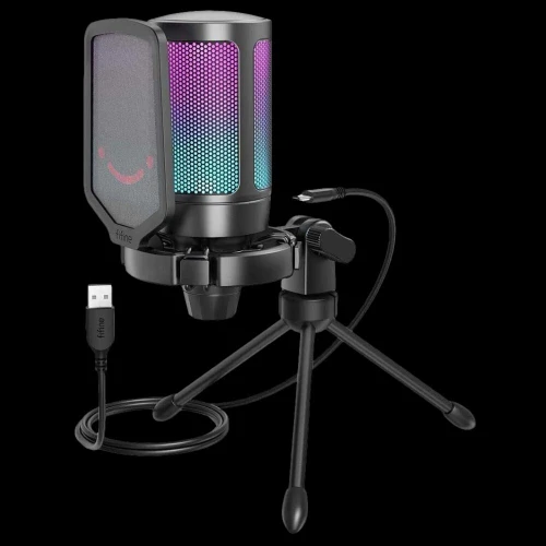 FIFINE Microphone Gaming USB A6V