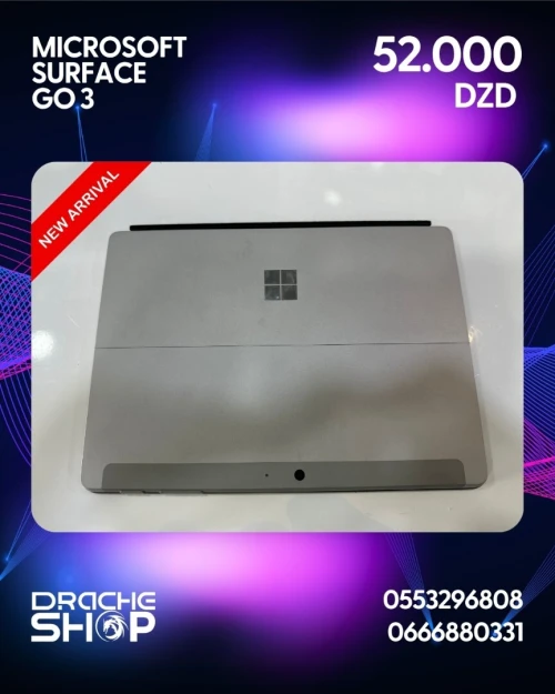 Microsoft Surface touchscreen 2-in-1, Surface Go 3 10.5 pouces Pentium Gold 6500Y RAM 8Gb DDR3
