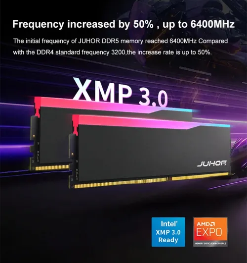 JUHOR DDR5 16GBx2 6000MHz RGB