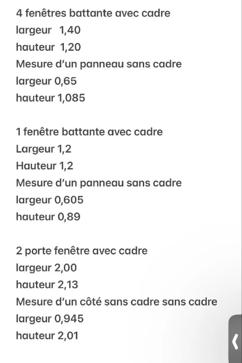 Fenêtres et porte Fenêtres