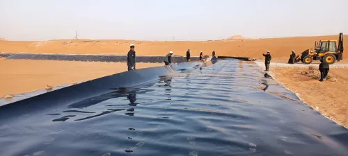Geomembrane geocomposites, géotextiles