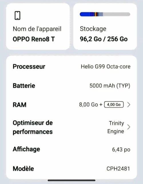 Oppo Reno 8T