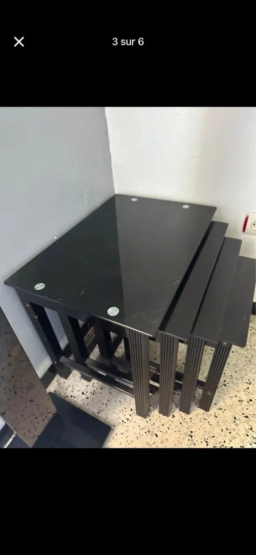 Table basse-meuble tv-table gigogne