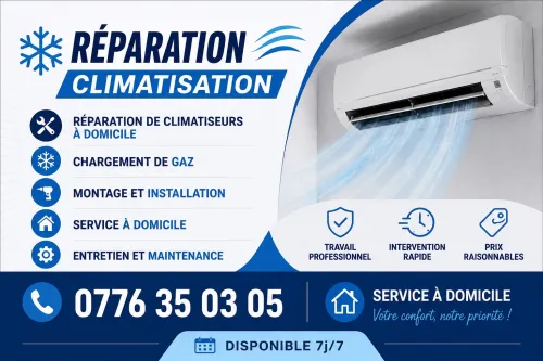Reparation climatiseur à domicile
