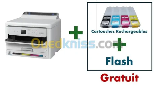 Epson WorkForce Pro WF-C5390 Avec Cartouches Rechargeables