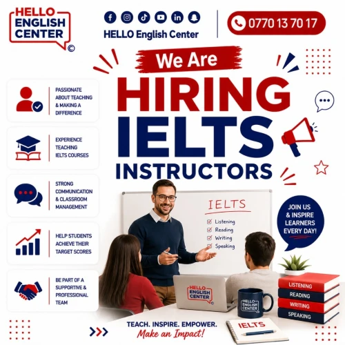 Hiring IELTS Instructors