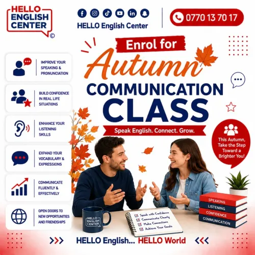 Enrol for Autumn Communication Class