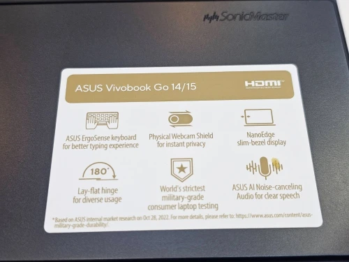 ASUS VIVOBOOK Go 15 E1504FAF AMD Ryzen 5 512GB ssd  16GB   15P