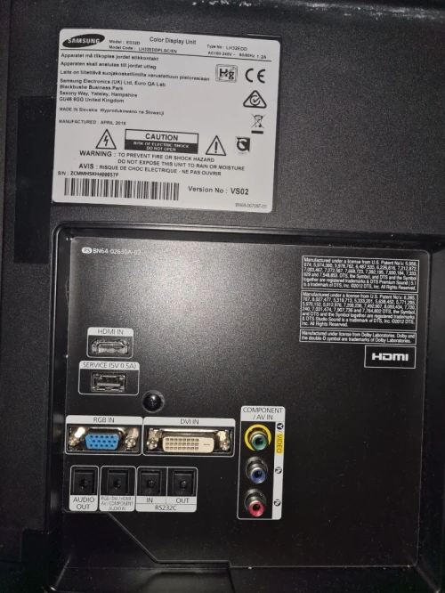 Samsung 32" D-LED 