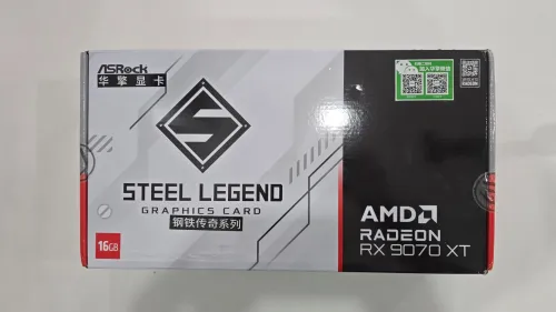 ASRock AMD Radeon RX 9070 XT Steel Legend 16GB Jamais utilisé