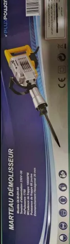 Marteau piqueur 1700w/65j +PlusPower