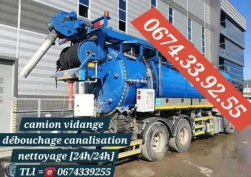 Camino debouchaga nettoyasge vidange 