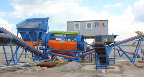 Machine de recyclage clé en main , séparateur magnétique , trieuse optique , trieuse , concassage , criblage , solutions complète clé en main , ingénierie , service , 