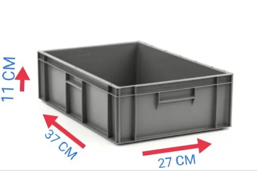 Caisse de rangement et palette