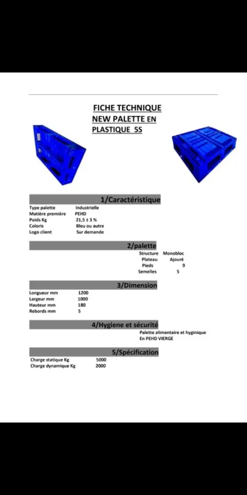 Palette de manutention