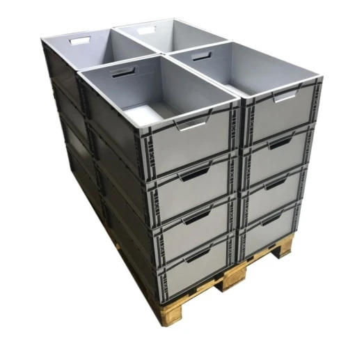 Caisse de rangement et palette