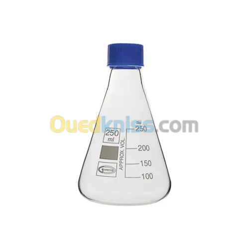 Fiole erlenmeyer avec Bouchon  150 ml 