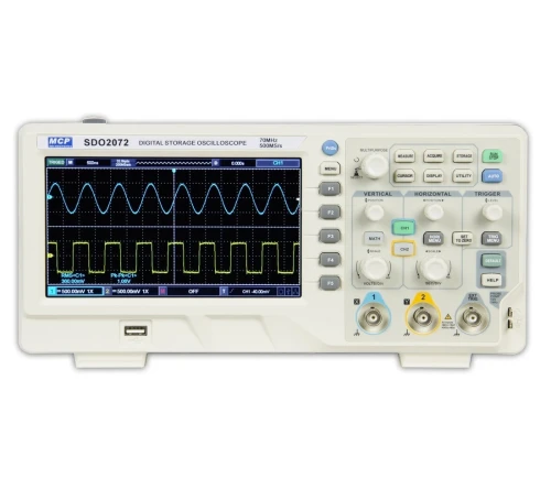 SDO2072 Oscilloscope Numérique 2 Voies 70MHZ