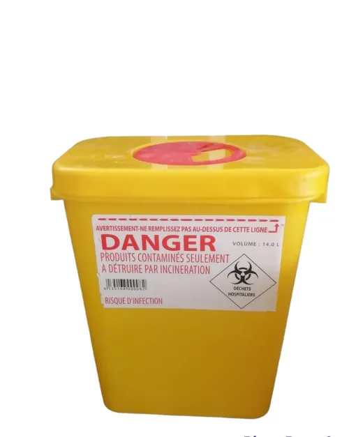 Gestion des déchets hospitalier (DASRI)d'activité de soins à risque infectieux.