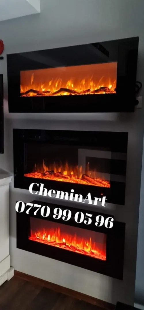 Cheminée électrique décorative chauffante