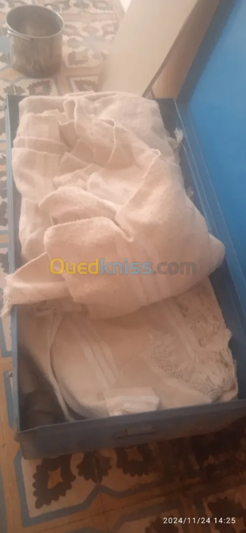 Tapis traditionnel kabyle blanc 