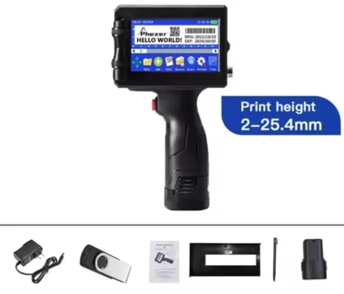 imprimante Inkjet jet d'encre , logo, date, code bare, printer rechargeable date d'expiration dateur