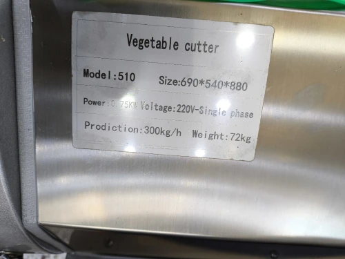 DÉCOUPEUSE DE LÉGUMES 