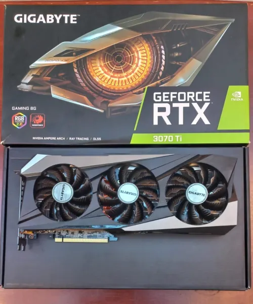 Rtx 3070ti 8 GB 3 Fan gigabit