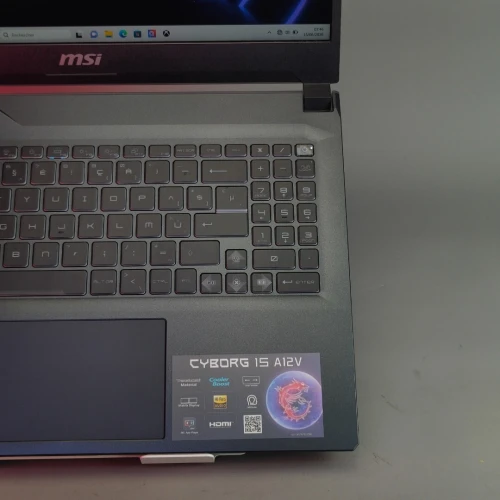 MSI CYBORG 15 A12VF I7-12650H RTX 4060 16gb RAM DDR5 512GB SSD ÉCRAN 15,6" 144hz