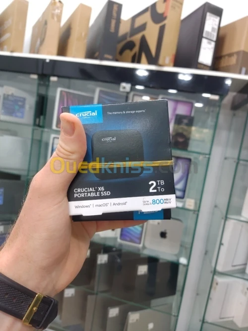 SSD 2tb crucial x6 up to 800mb/s