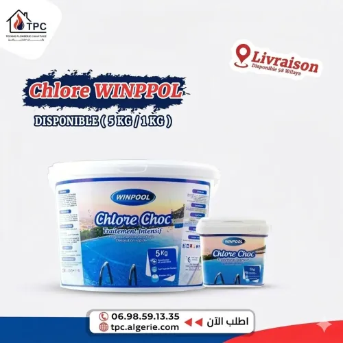 Chlore Multifonction WINPOOL * Action 10 * Nettoyage Piscine 1KG & 5KG
