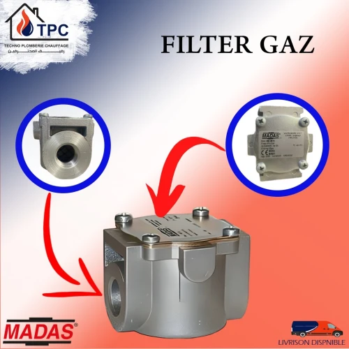filter à gaz chaudiére