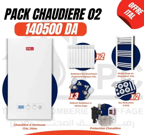Pack Chaudiere * BERETTA * ital * runto * 24 kw a ventouse F01/F02/F03/F04/F05