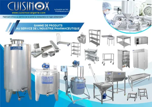 Gamme de produits au service de l'industrie pharmacetique
