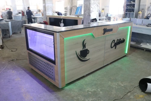 CAFETERIA,COMPTOIR,INOX,ARRIERE BAR 