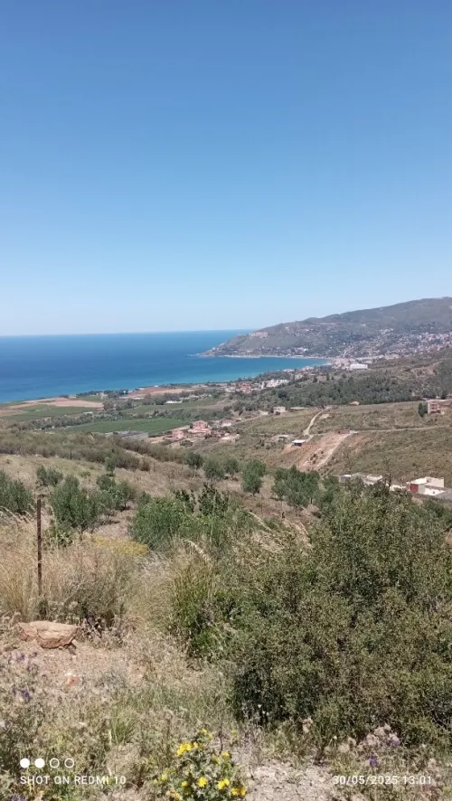 Vente terrain avec acte a azefoun 